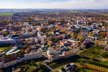 Opava cityscape, Czech Republic