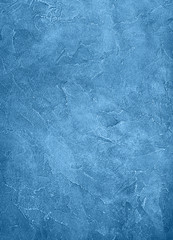 Old wall texture toned classic blue color