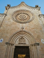 Fototapeta na wymiar Ostuni - Entrata della Cattedrale