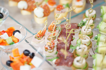 Catering and guest meals during the event. Quick mini snacks in a special beautiful dish.