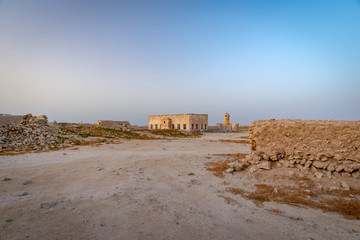 Mosque of an abandoned fishing village, Qatar