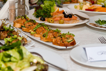 salad on a table