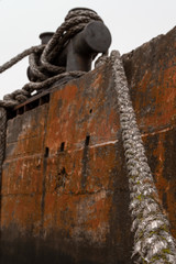 wall of an old house