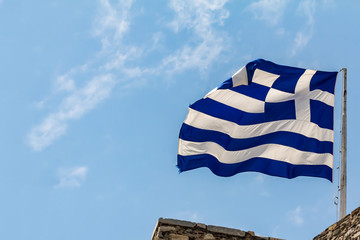 Greek national flag, Hellenic Republic, GR