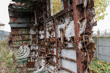 old abandoned and forgotten factory