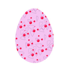 Watercolor stylized Easter eggs on a white background