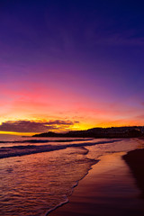 Sonnenuntergang in Albufeira/Algarve-Portugal