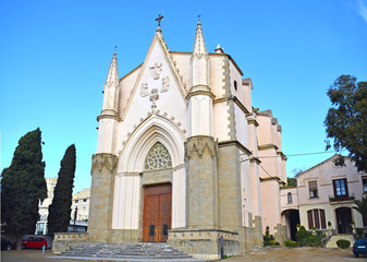 Fototapeta na wymiar Santuario de la Misericordia, en Canet de Mar Barcelona España