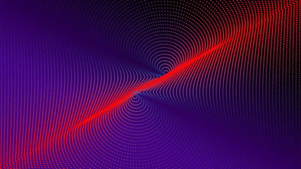 Abstract background technology dot light spiral wave