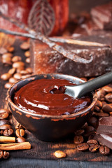 Chocolate (coffee) spa products and aromatherapy