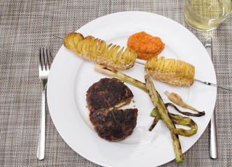 gefülltes Hacksteak 01 - 06