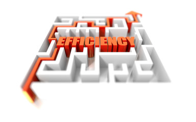 Maze concept, choices and challenge theme; original 3d rendering illustration