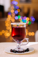 glass of red wine