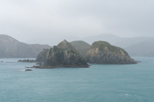 Cook Strait Ferry in New Zealand 
