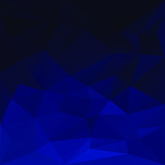 Dark blue gradient polygonal background.