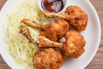 手羽元のチューリップ唐揚げ