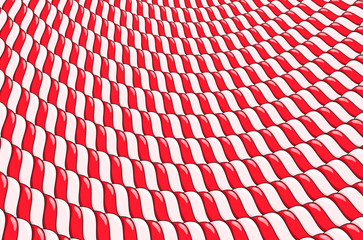 Candy Cane Stripes Red and White Background. Xmas Texture with peppermint pattern . Festive christmas Vector Illustration.