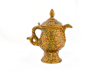 Decorated tea pot for display