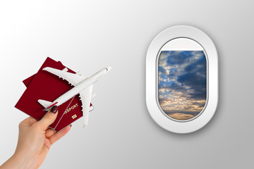 airplane passport flight travel traveller fly travelling citizenship air concept