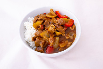 mongolian lamb with rice