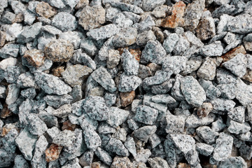 Beautiful stone wall. Gray stone floor.