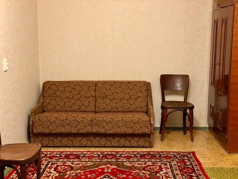Soviet sofa in living room