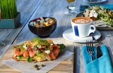 Healthy meal for breakfast