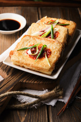 Fried tofu