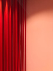 background with red curtain