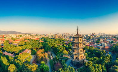 Kaiyuan temple in the old town of quanzhou city, fujian province, China