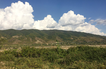 Mountain scenery of Kazbegi, Georgia
