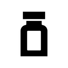 Bottle Pill-Capsule icon vector