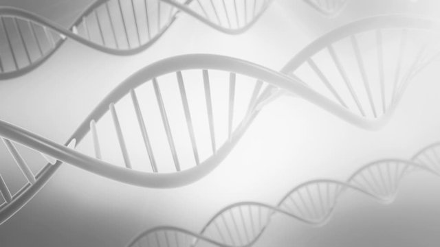 DNA gene helix spiral 3D seamless loop 4K