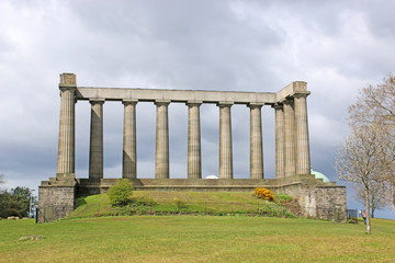 Fototapeta na wymiar The National Monument on Calton Hill, Edinburgh 