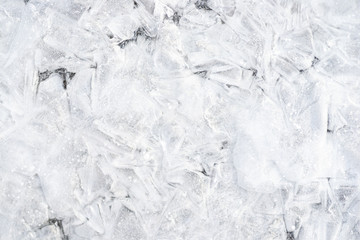 Texture macro photo of ice