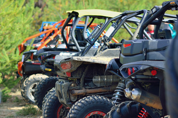 Cool view of active ATV and UTV at Summer