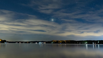 Stars above Lake Tillery for Christmas
