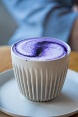 Purple latte