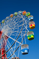 Colorful Ferris wheel