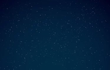 Foto auf Acrylglas Nachthimmel. Sternengalaxie, Nachtuniversum mit leuchtenden Sternen. Raum unendlich mit astronomischem Vektorhintergrund des Sternenlichtglühens der Milchstraße © YummyBuum