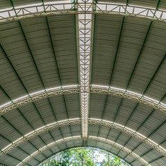 Obraz premium Metal roof structure