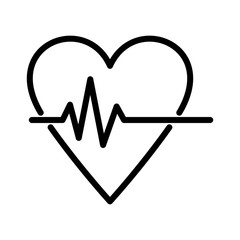 Hearth Pulse Icon Vector