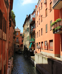 Bologna. Colorful houses © Dmitri Pronchenko