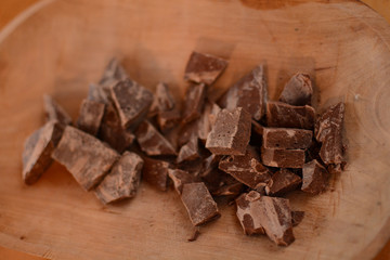 selbstgemachte Schokolade