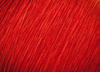 Texture of red thread pattern.