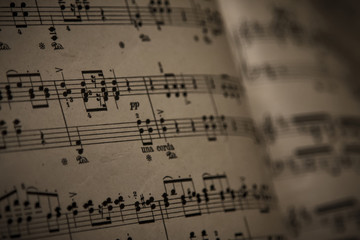 Obraz premium Music book