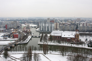 View from the roof to Kaliningrad