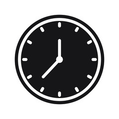 Clock icon, time icon vector