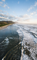 Aerial view West Coast New Zealand