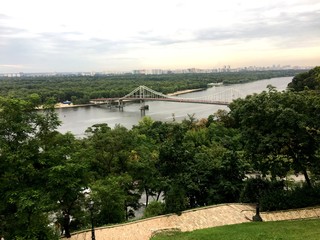 Dnipro river. Kyiv